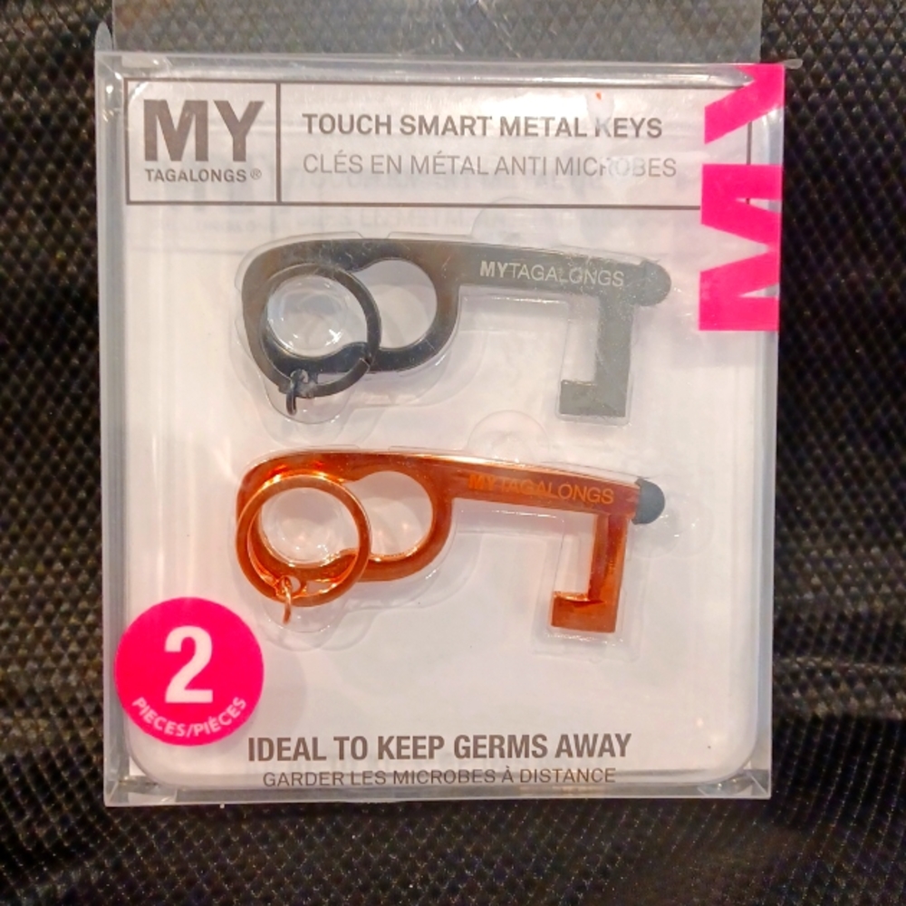 NIP My Tagalongs touch smart metal keys/stylus.